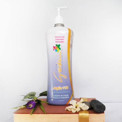 Crema de Argán, Q10, Castaño de Indias, Árnica y Caléndula x 1.000 Ml