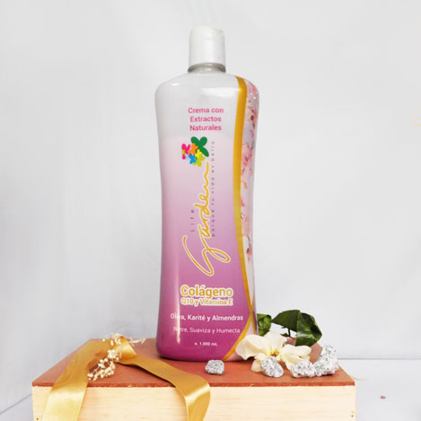 Crema con Extractos Naturales, Colágeno, Q10 y Vitamina E x 1.000 Ml
