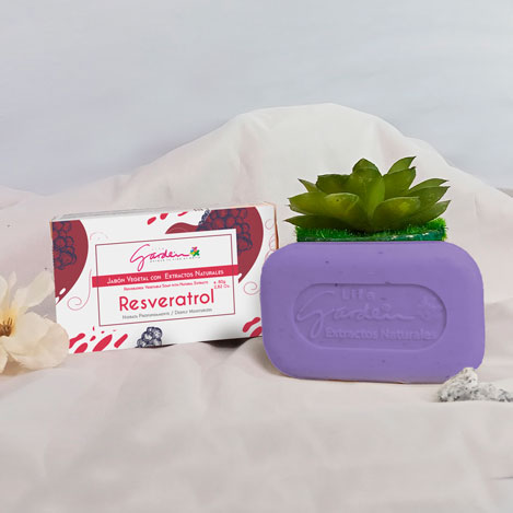 Jabón Resveratrol uva x 80 g