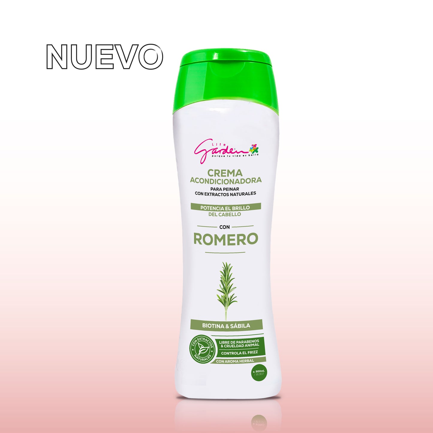 Crema acondicionadora Romero x500 mL