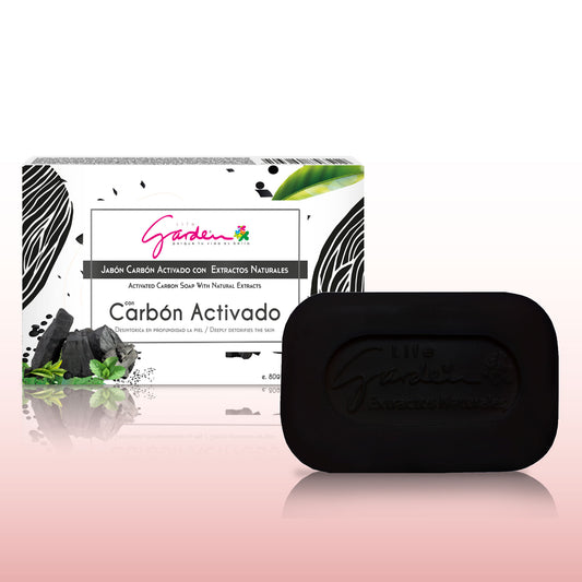 Jabón de carbón activado x 80 g
