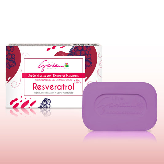 Jabón Resveratrol uva x 80 g