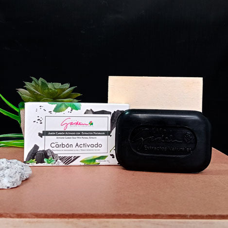 Jabón de carbón activado x 80 g